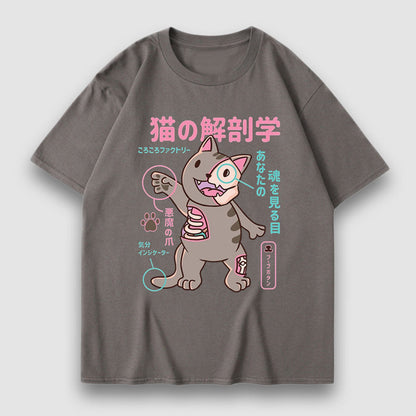 Kitten Cartoon Print Tee