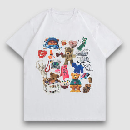 Funny Bear Print Tee