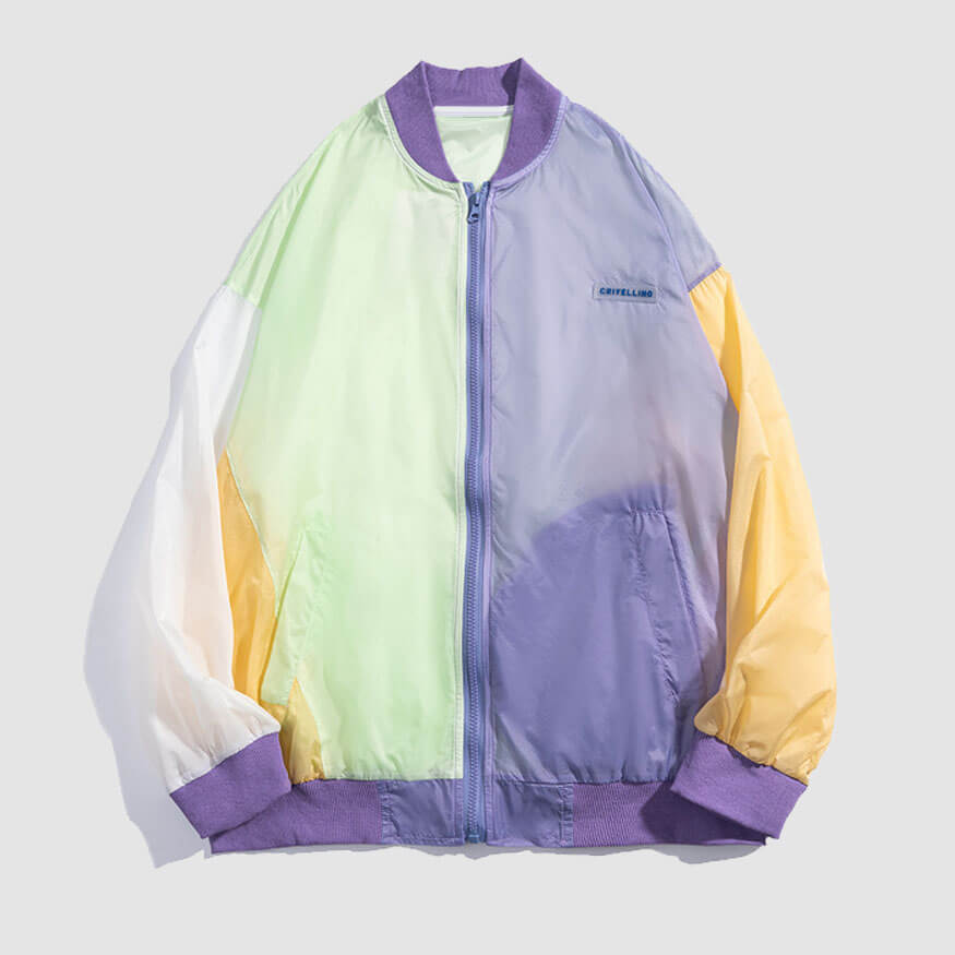 Color Block Sunproof QD Jacket