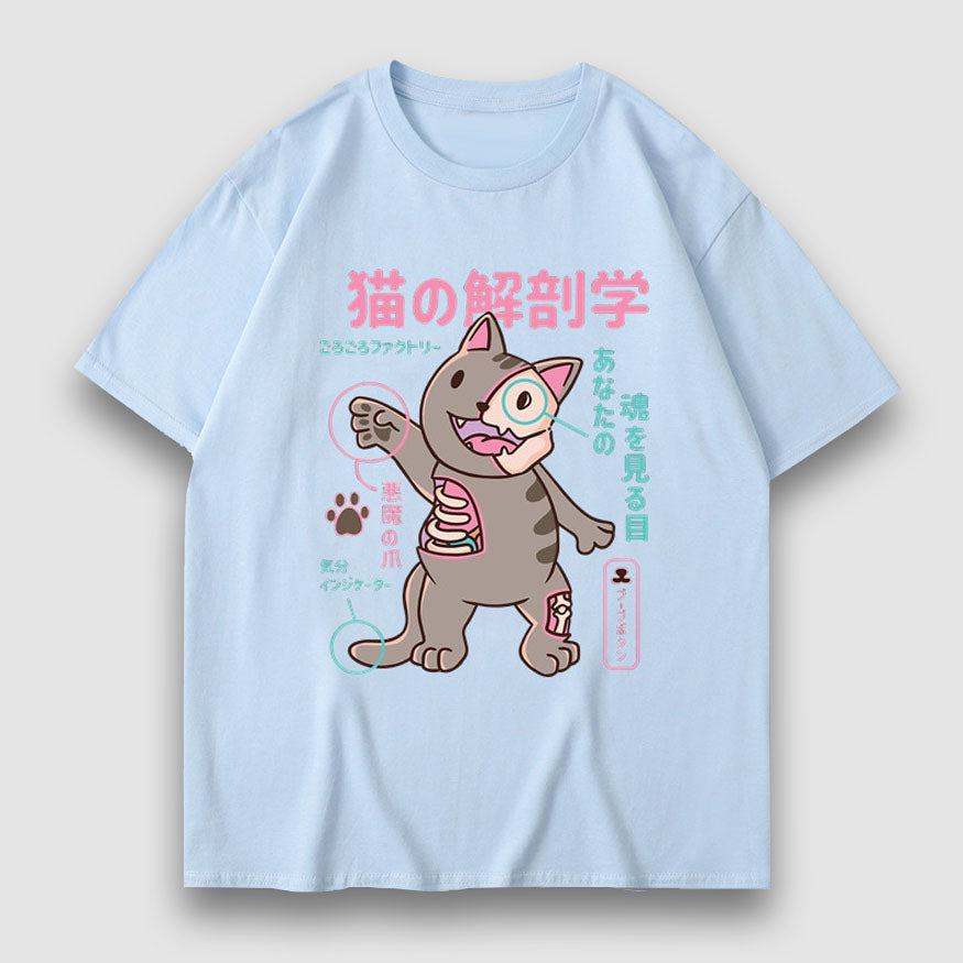 Kitten Cartoon Print Tee