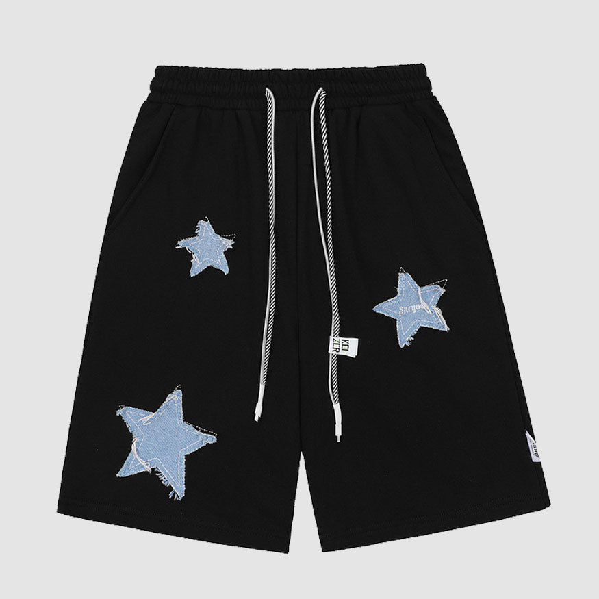 Starry Night Drawstring Shorts