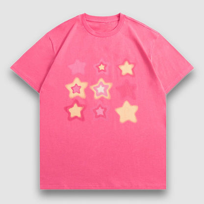 Star Graffiti Print Tee