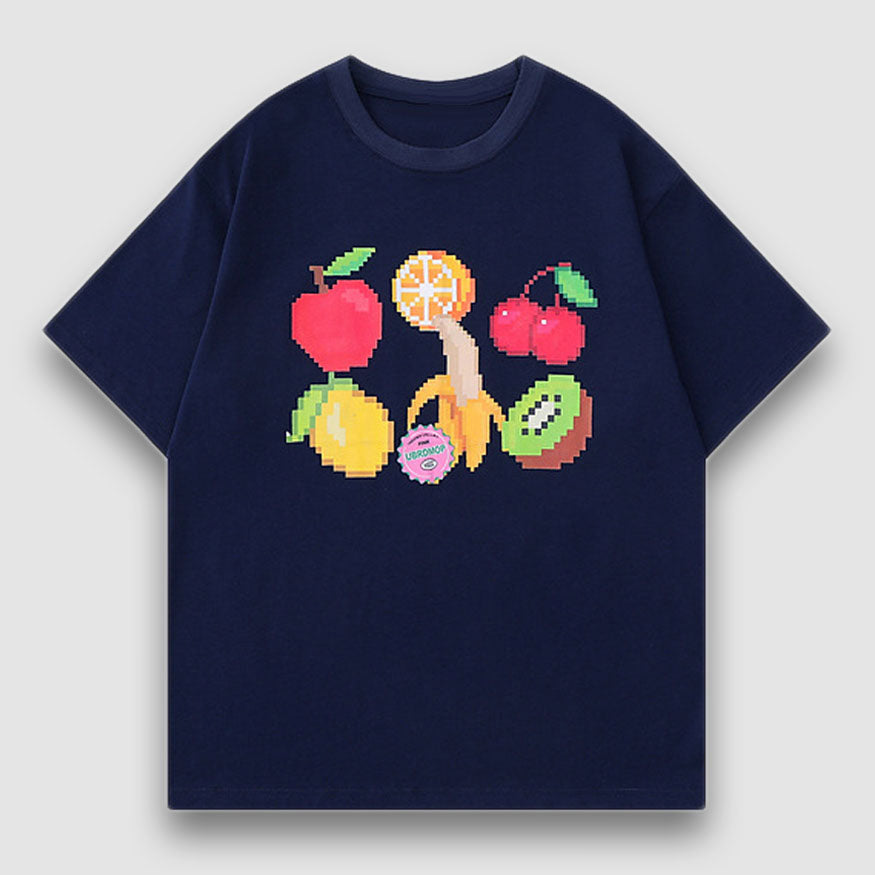 Fruit Pixel Art Print Tee