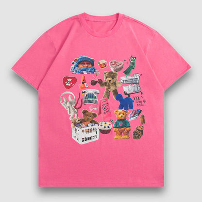 Funny Bear Print Tee