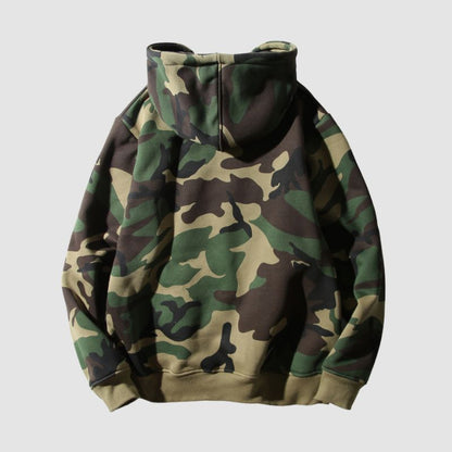 Camo Loose Casual Hoodie