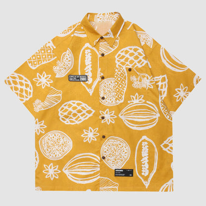 Fruit Graffiti Summer Shirt