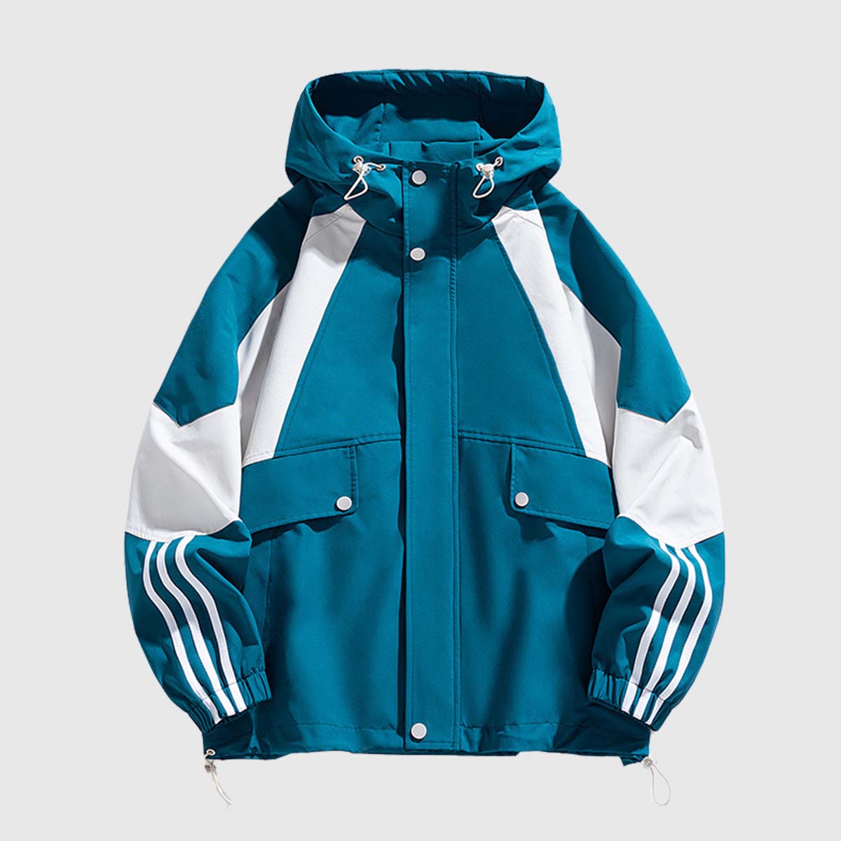 Hooded Colorblock Jacket