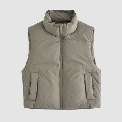 Casual Solid Color Vest Jacket