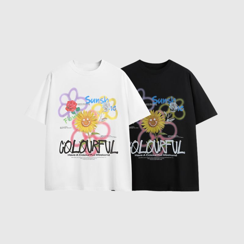 Graffiti Sunflower Print Tee