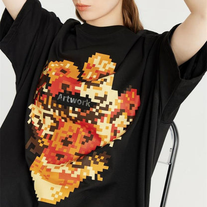 Mosaic Sunflower Printed Tee