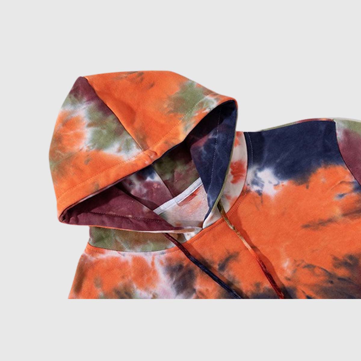 Vibrant Tie-Dye Pullover Hoodie