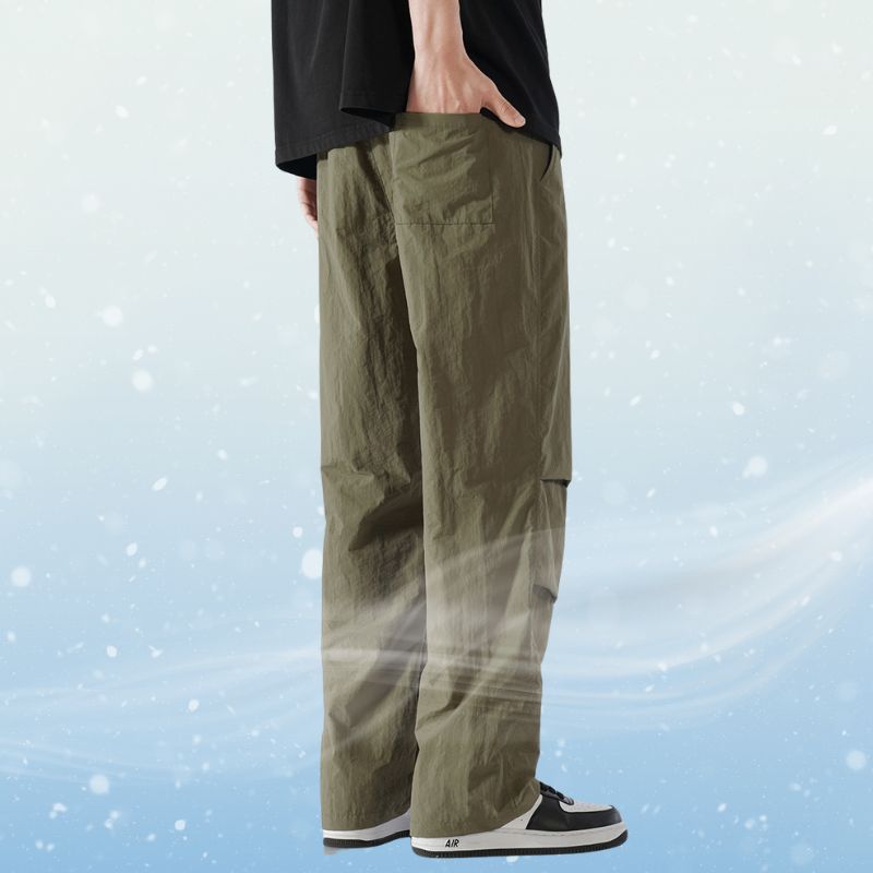 Ice Silk Parachute Pants