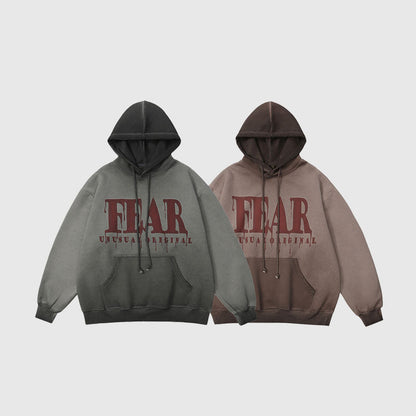 Letter Printed Design Hoodies