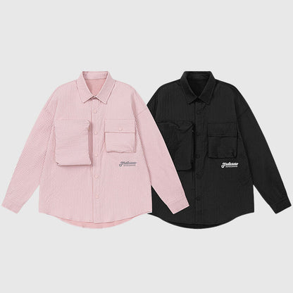 Multi Pocket Solid Shirts