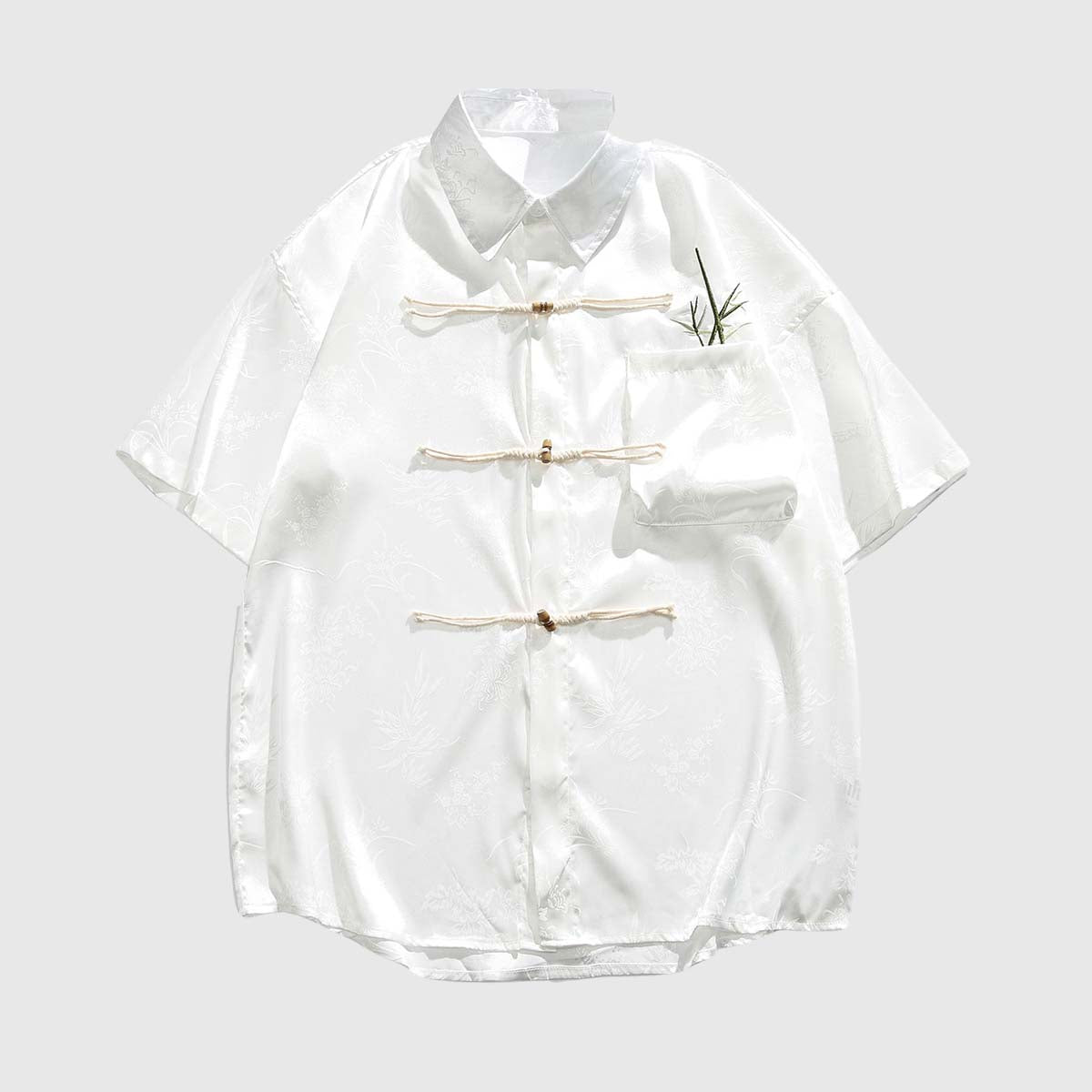 Elegant Heart Embroidered Shirt