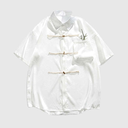 Elegant Heart Embroidered Shirt