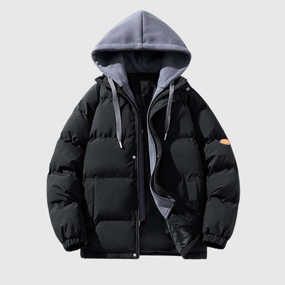 Two-in-One Hooded Puffer Jacket