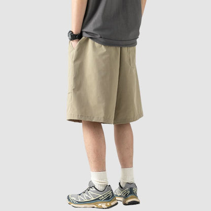 Buckle Belt Cargo Shorts