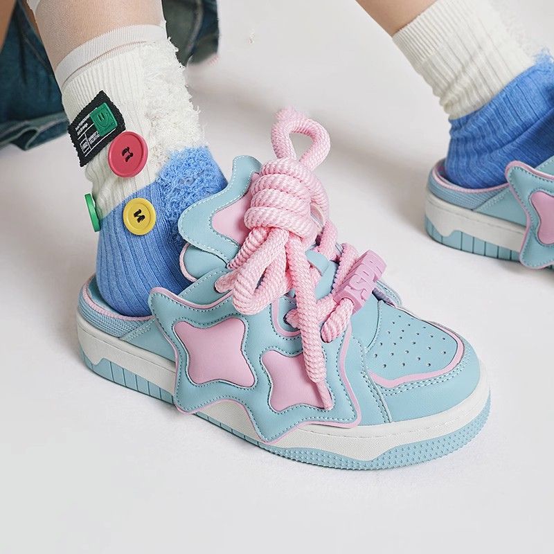 Vintage Star Platform Sneakers