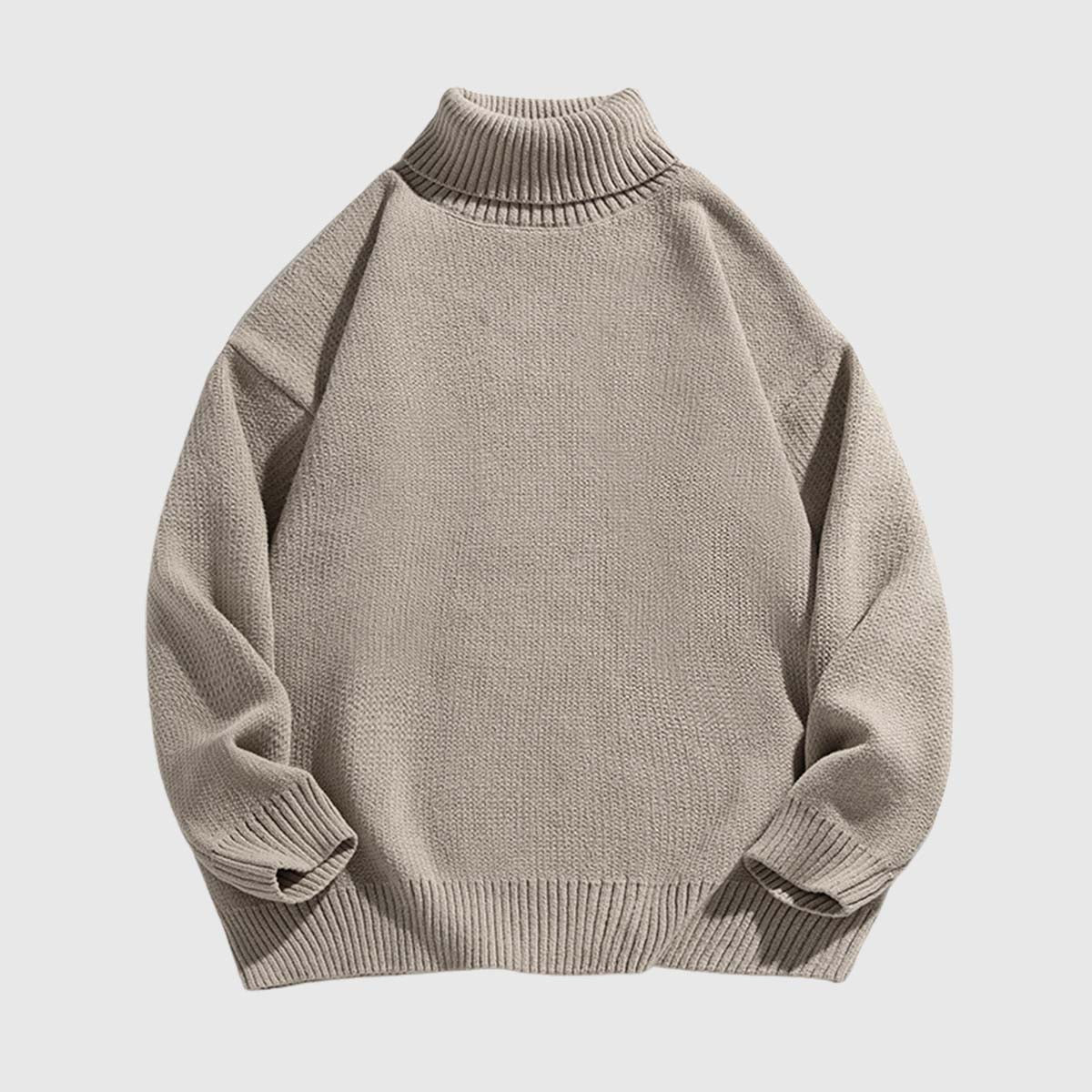 Chunky Knit Turtleneck Sweater