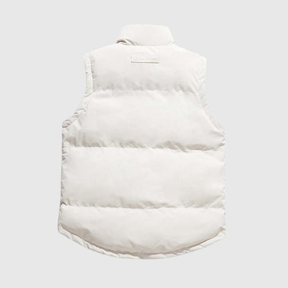 Dual-Wear Puffer Vest With Bags