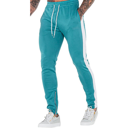 Mens Gym Workout Joggers Pants Tapered