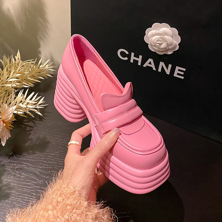 Sweet Platform Chunky Heels