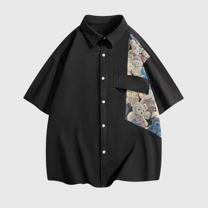 Bear Embroidered Shirts