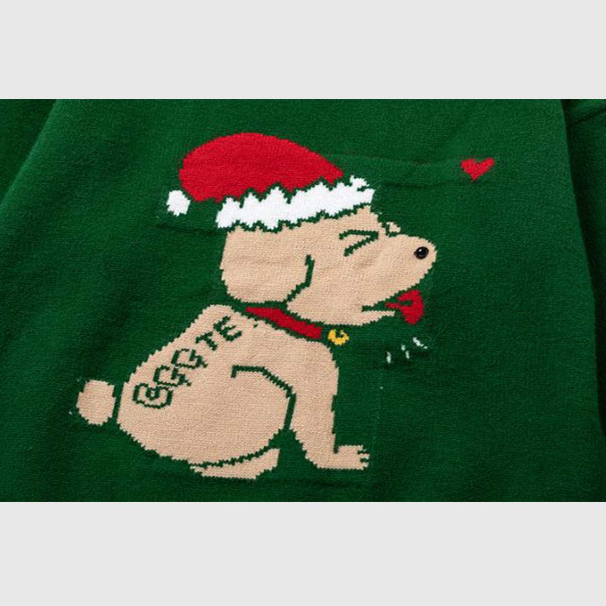 Santa Dog Knit Sweater