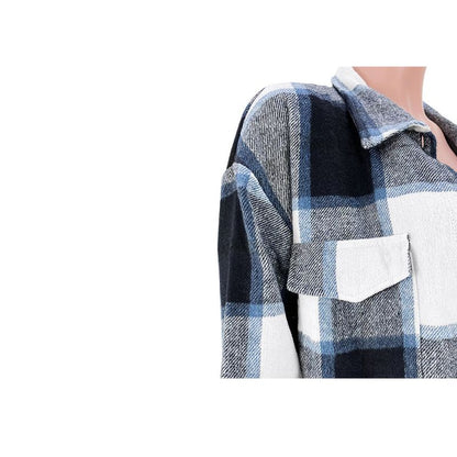 Patch Pocket Plaid Shirts