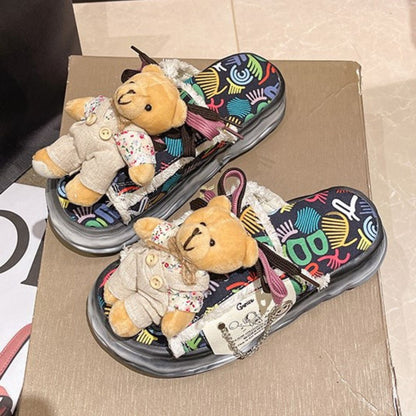 Cute Cartoon Bear Slides