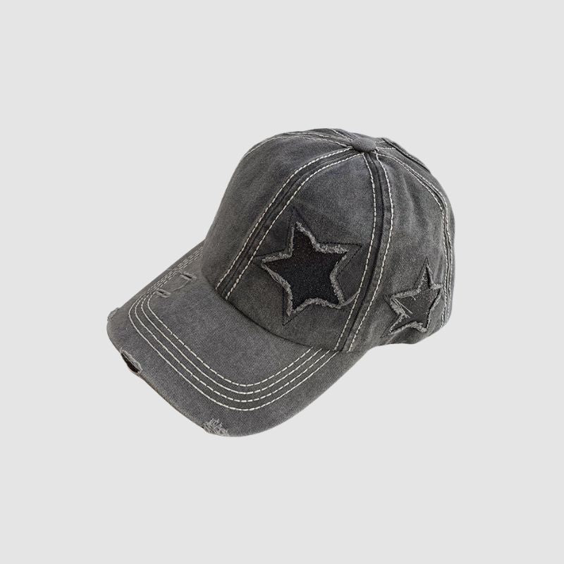 Distressed Star Baseball Cap