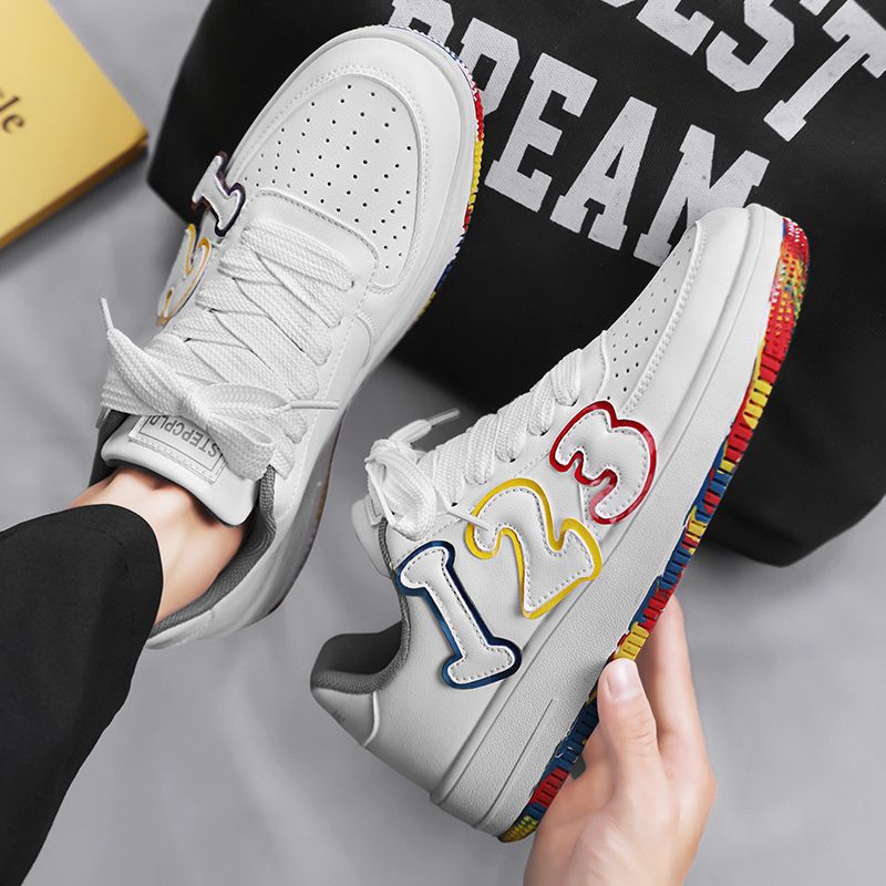 Casual Digital Print Sneakers