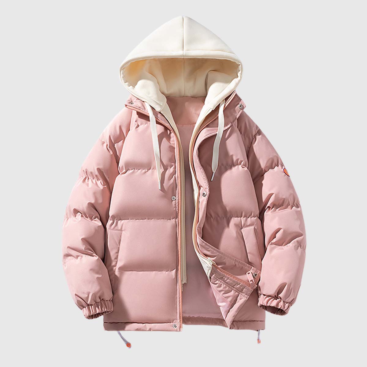 Two-in-One Hooded Puffer Jacket