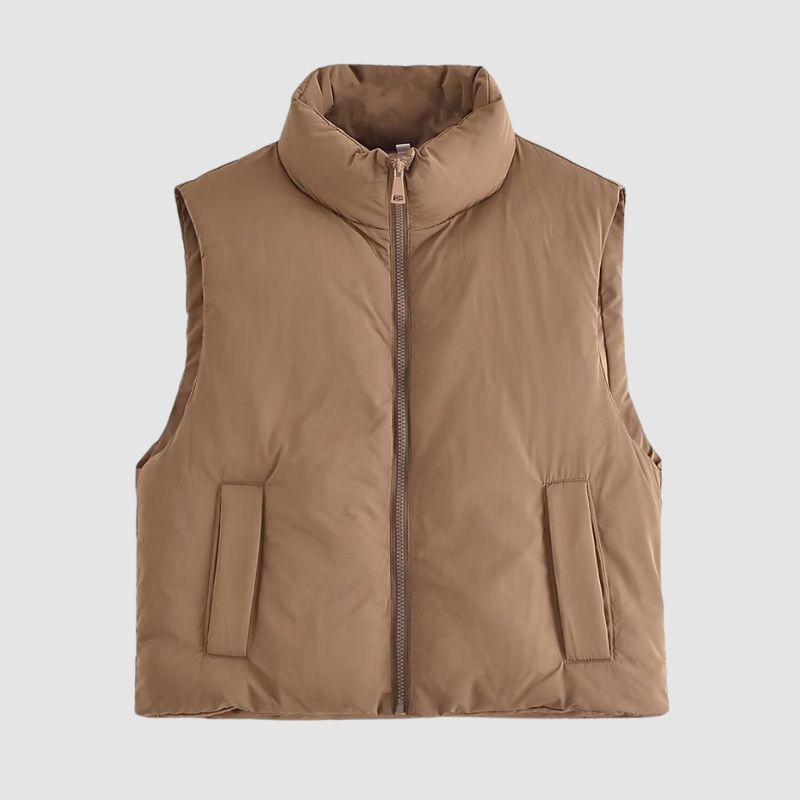 Casual Solid Color Vest Jacket