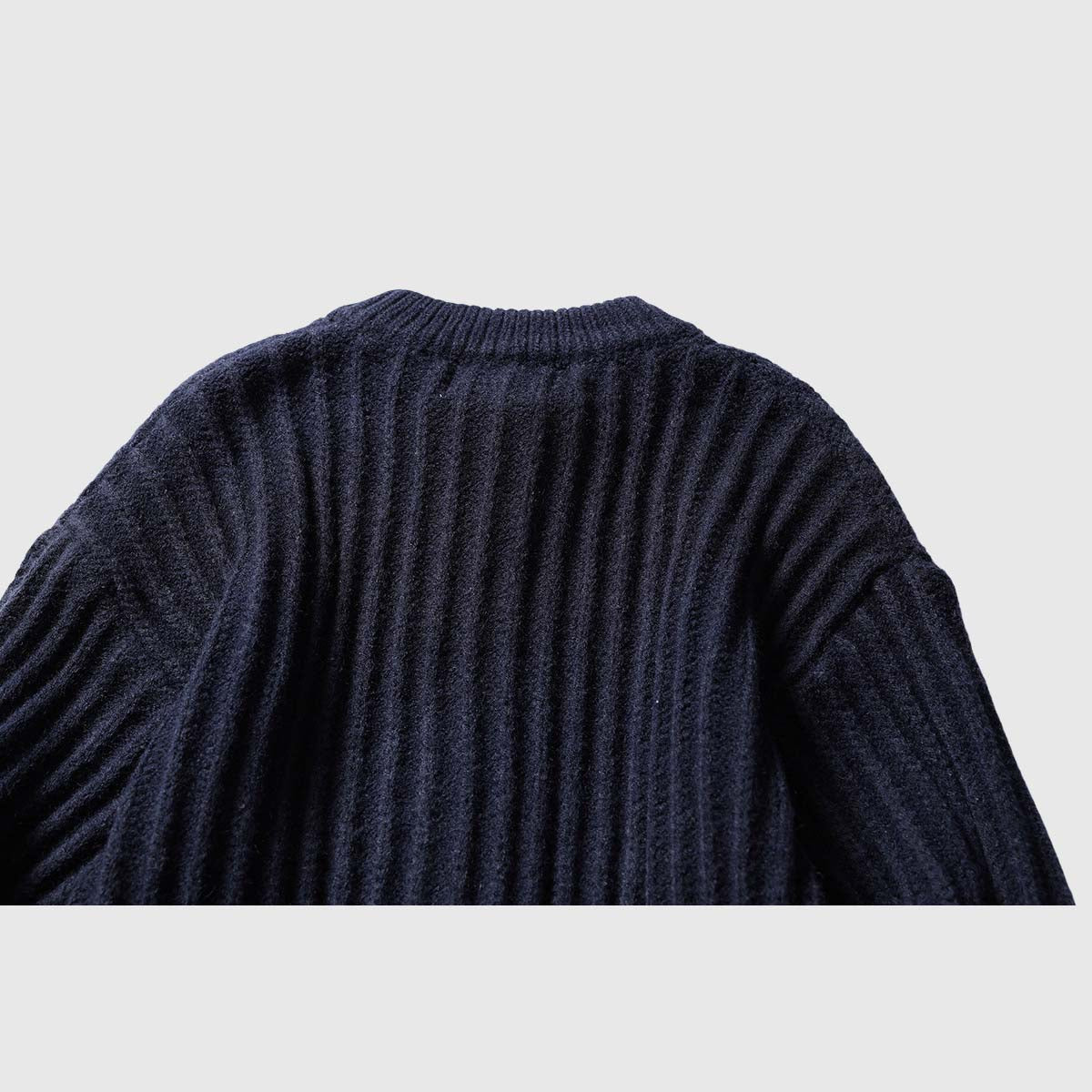 Textured Knit Pullover Sweater