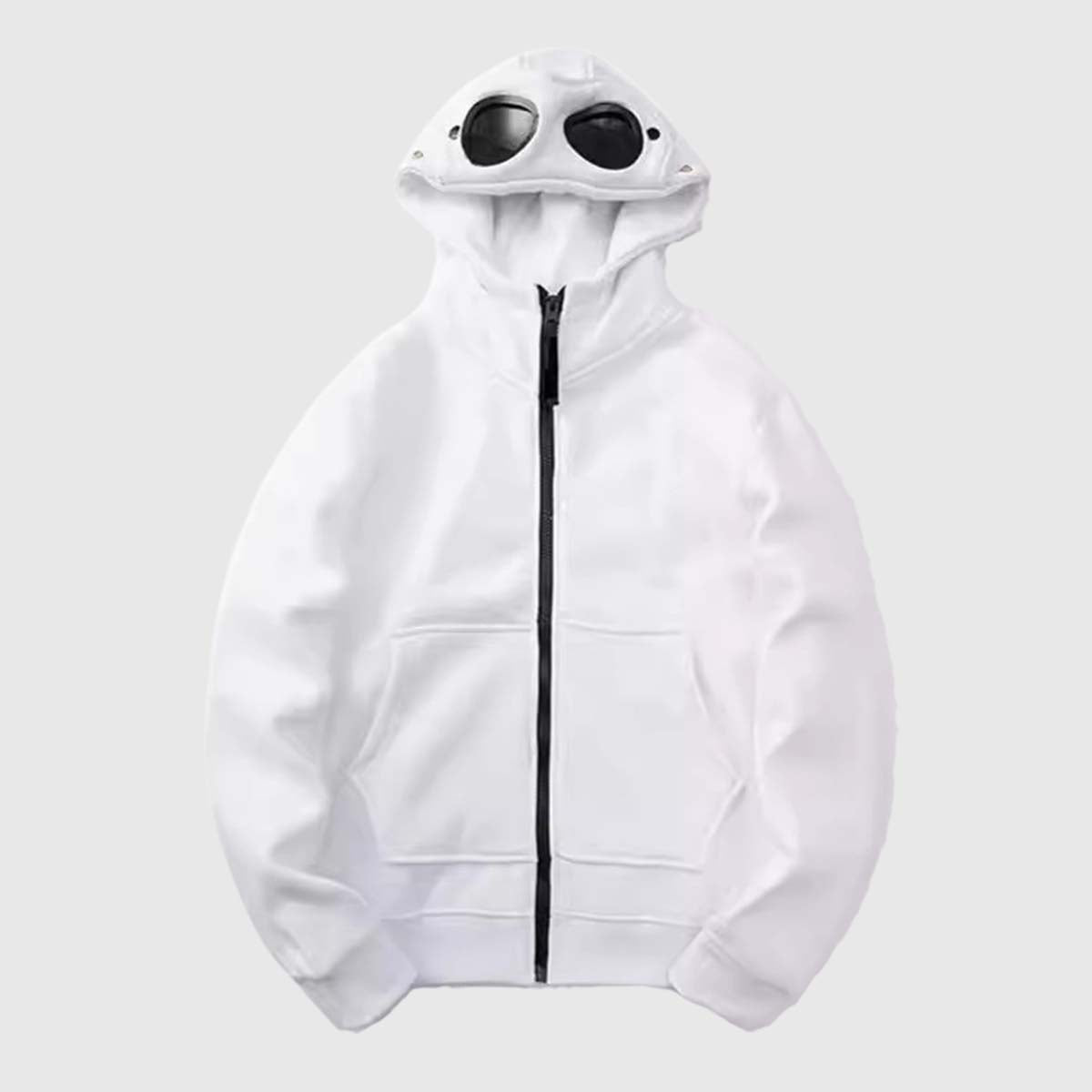 Cute Goggle Hoodie Jacket