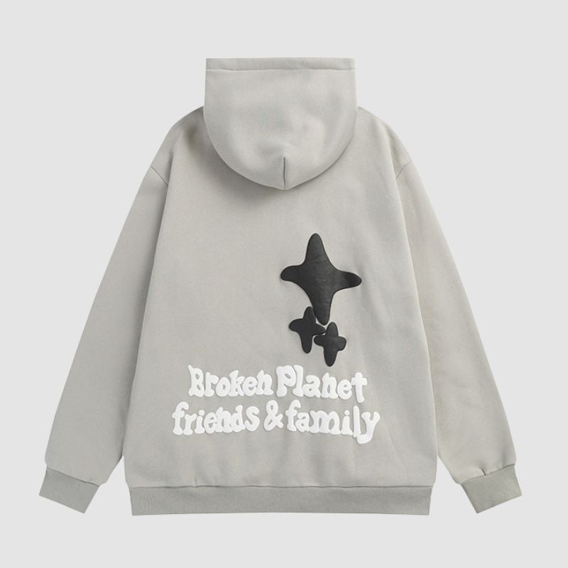 Space Odyssey Foamy Letter Hoodie