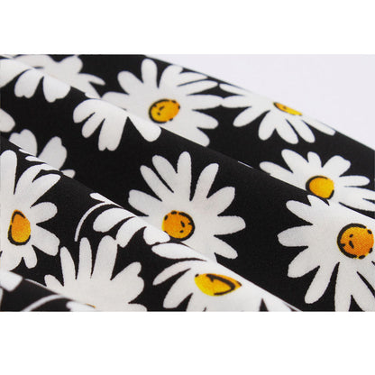 Vintage Daisy Print Cami Strap Dress