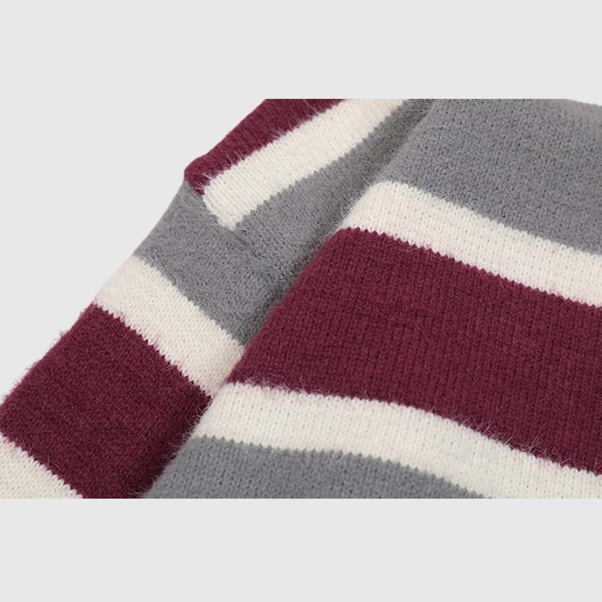 Vintage Striped Knit Sweater