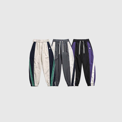 Contrast Panel Jogger Pants