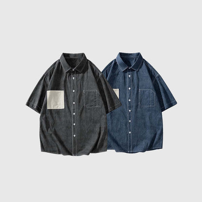 Patch Pocket Denim Shirt