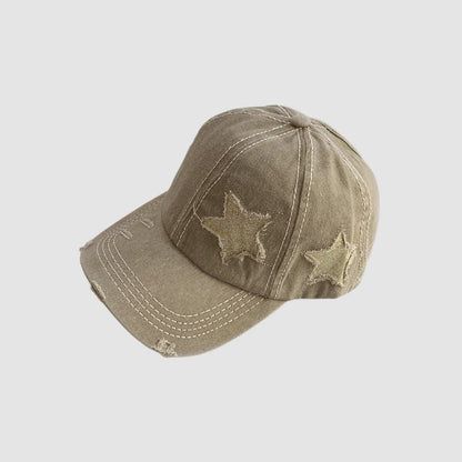 Distressed Star Baseball Cap