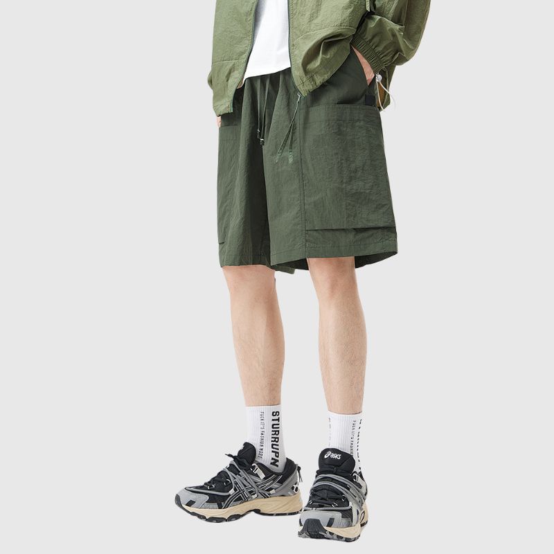 Comfy Solid Cargo Shorts