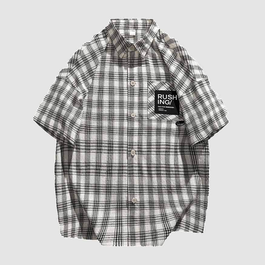 Vintage Loose Check Shirt