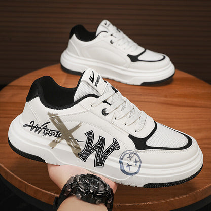 Graffiti-Style Casual Sneakers