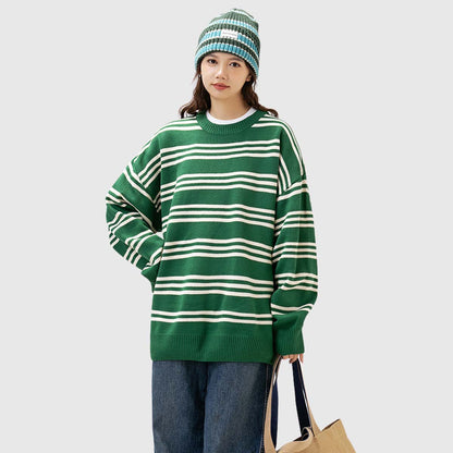 Thick Stripe Knit Sweater