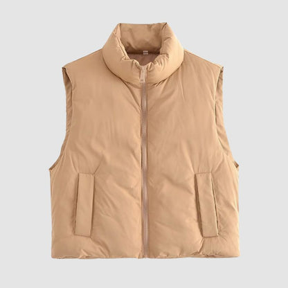 Casual Solid Color Vest Jacket