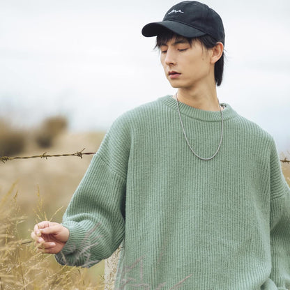 Heavy Weight Texture Knit Pullover