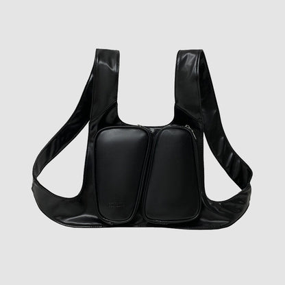 Oluolin Stylish PU Chest Bags